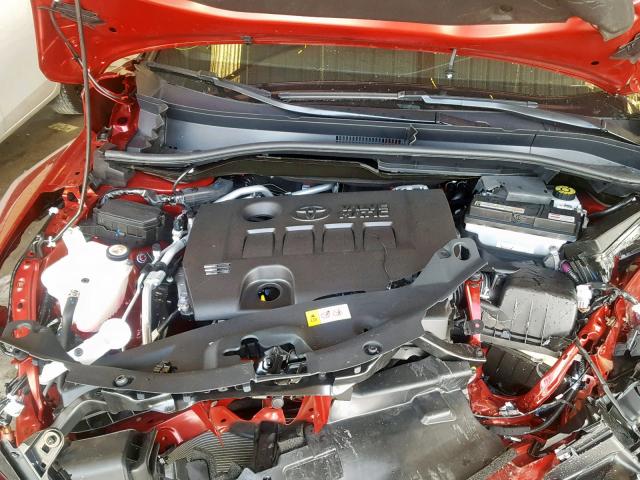 NMTKHMBX6KR072841 - 2019 TOYOTA C-HR XLE RED photo 7