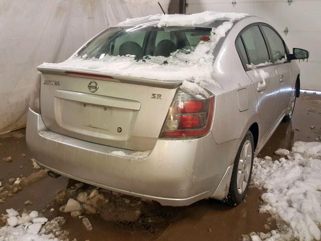 3N1AB6AP8AL683893 - 2010 NISSAN SENTRA 2.0 GRAY photo 4