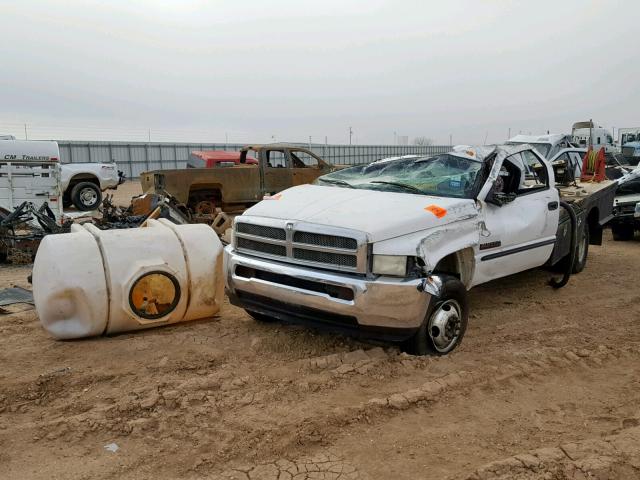 3B6MC36661M558380 - 2001 DODGE RAM 3500 WHITE photo 2