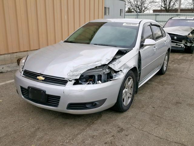 2G1WC57M391281194 - 2009 CHEVROLET IMPALA 2LT SILVER photo 2