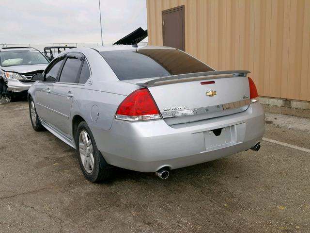 2G1WC57M391281194 - 2009 CHEVROLET IMPALA 2LT SILVER photo 3