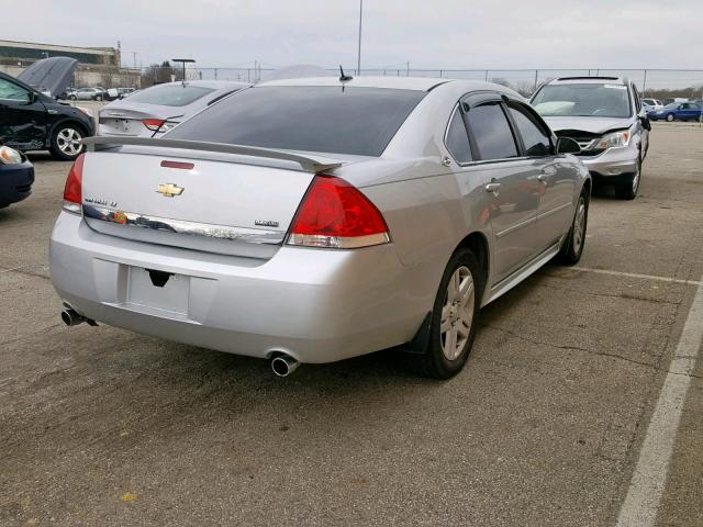 2G1WC57M391281194 - 2009 CHEVROLET IMPALA 2LT SILVER photo 4