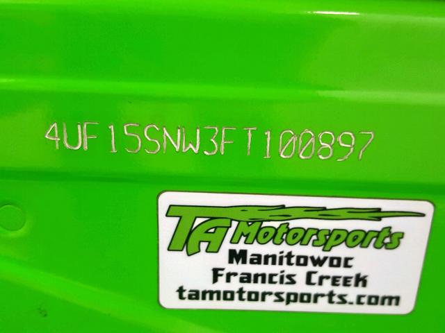 4UF15SNW3FT100897 - 2015 ARCT SNOWMOBILE GREEN photo 20