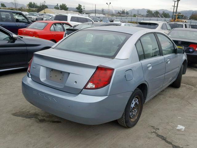 1G8AJ52F43Z137534 - 2003 SATURN ION LEVEL BLUE photo 4