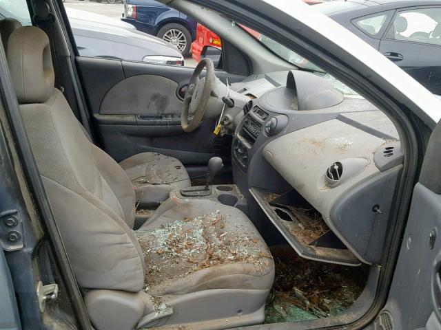 1G8AJ52F43Z137534 - 2003 SATURN ION LEVEL BLUE photo 5