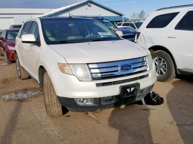 2FMDK48C78BB14410 - 2008 FORD EDGE SEL WHITE photo 1