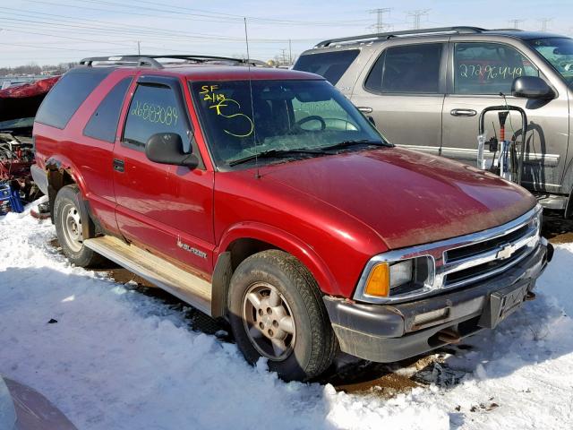 1GNCT18W5TK236890 - 1996 CHEVROLET BLAZER RED photo 1