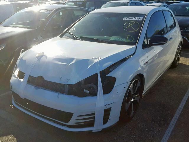 3VWY47AU7GM056040 - 2016 VOLKSWAGEN GTI S/SE WHITE photo 2