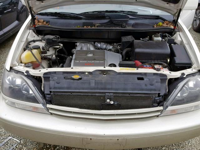 JT6HF10U1X0088231 - 1999 LEXUS RX 300 WHITE photo 7