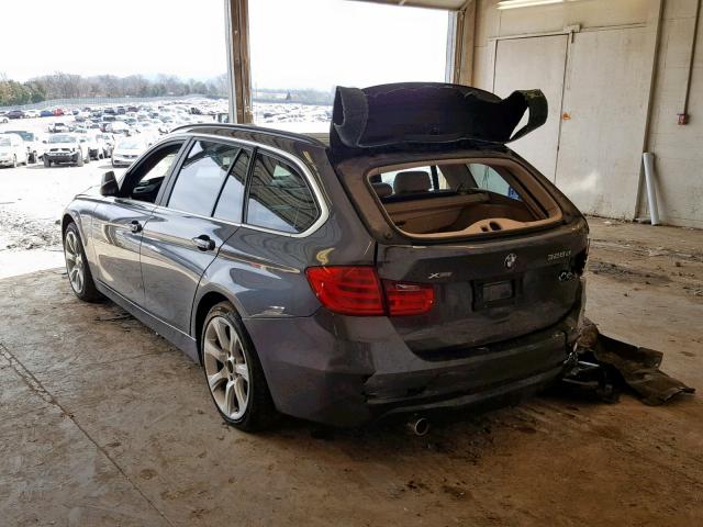 WBA3K5C52FK301245 - 2015 BMW 328 D GRAY photo 3