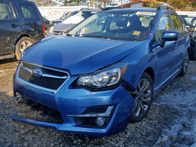 JF1GPAY64F8246400 - 2015 SUBARU IMPREZA SP BLUE photo 2