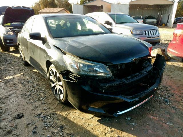 1HGCR2F51FA157381 - 2015 HONDA ACCORD SPO BLACK photo 1