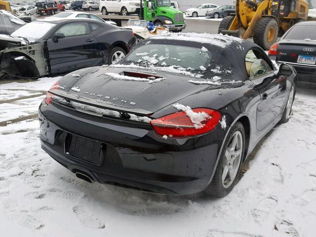 WP0CA2A80ES120709 - 2014 PORSCHE BOXSTER BLACK photo 4