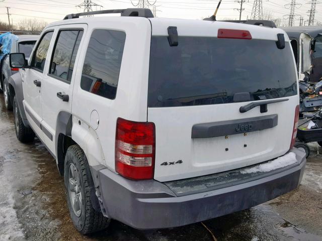 1J4PN3GK6BW513854 - 2011 JEEP LIBERTY RE WHITE photo 3