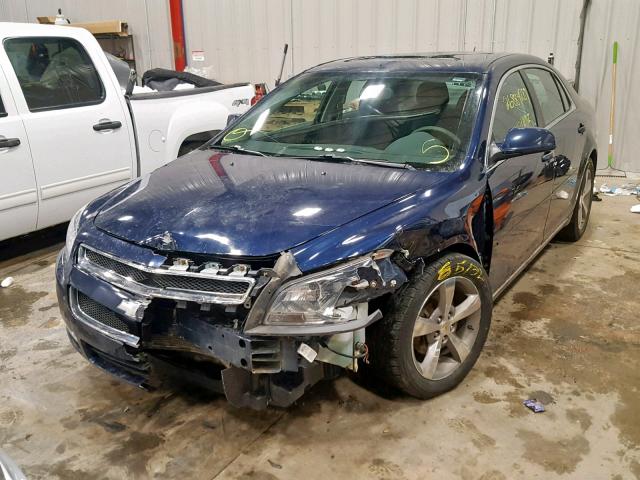 1G1ZC5E1XBF257463 - 2011 CHEVROLET MALIBU 1LT ლურჯი ფოტო 2