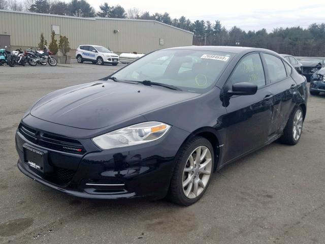 1C3CDFBA7DD202573 - 2013 DODGE DART SXT BLACK photo 2