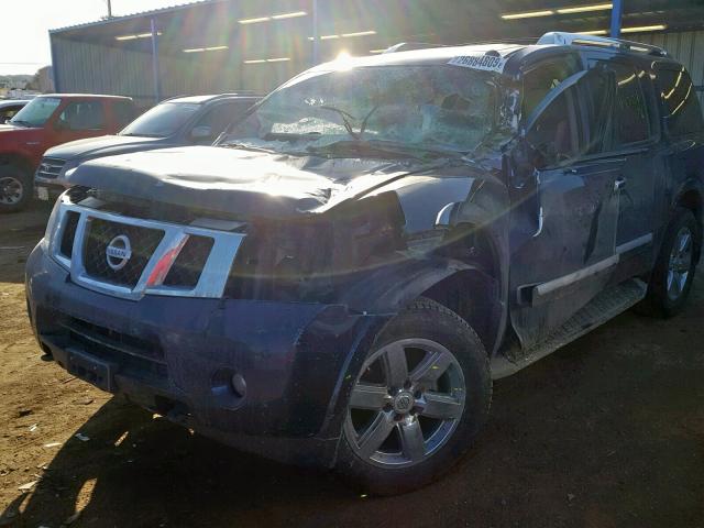 5N1BA0NE1AN624013 - 2010 NISSAN ARMADA PLA BLUE photo 2