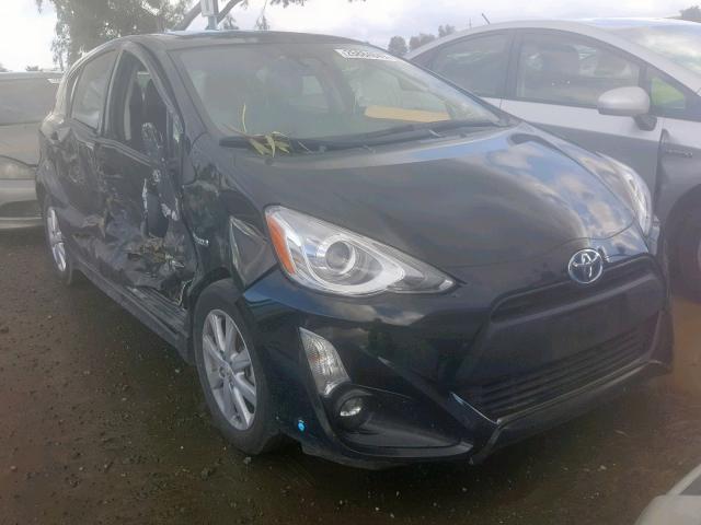 JTDKDTB37H1592718 - 2017 TOYOTA PRIUS C BLACK photo 1