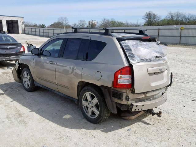 1J4NT4FBXAD602017 - 2010 JEEP COMPASS SP ოქროსფერი ფოტო 3