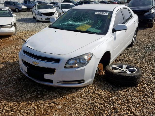 1G1ZJ57B79F158332 - 2009 CHEVROLET MALIBU 2LT WHITE photo 2