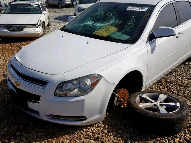 1G1ZJ57B79F158332 - 2009 CHEVROLET MALIBU 2LT WHITE photo 9