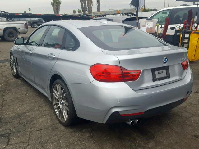 WBA4A9C57GGL89082 - 2016 BMW 428 I 银色 照片 3