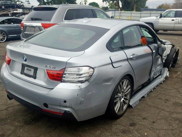 WBA4A9C57GGL89082 - 2016 BMW 428 I 银色 照片 4