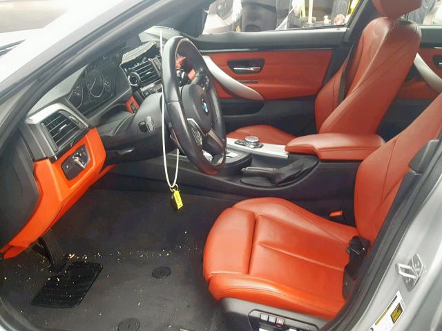 WBA4A9C57GGL89082 - 2016 BMW 428 I 银色 照片 5