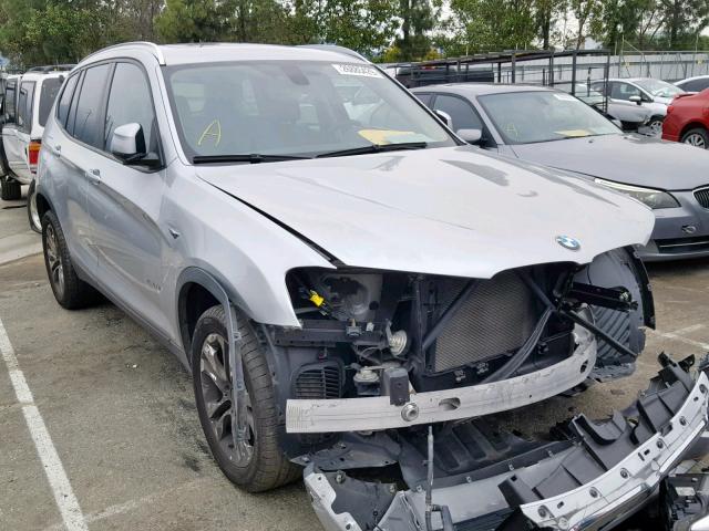 5UXWX7C51F0K32636 - 2015 BMW X3 XDRIVE3 SILVER photo 1