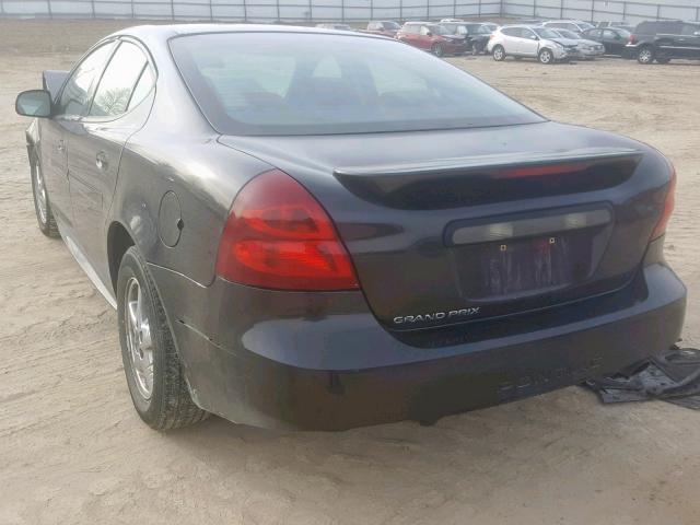 2G2WP552881187294 - 2008 PONTIAC GRAND PRIX BLACK photo 3