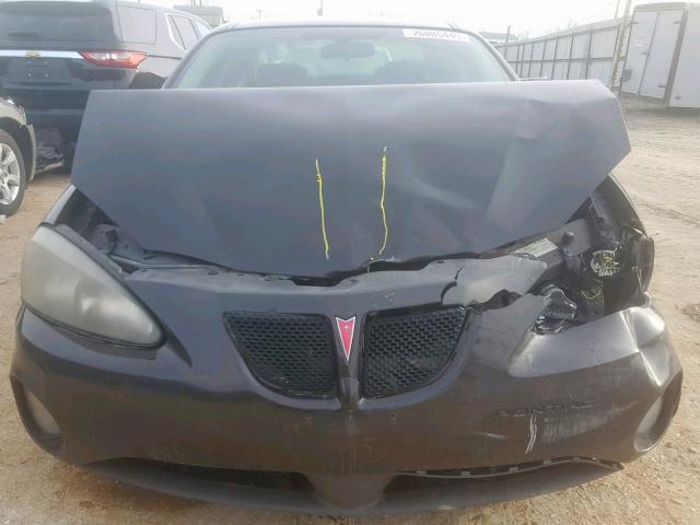 2G2WP552881187294 - 2008 PONTIAC GRAND PRIX BLACK photo 7