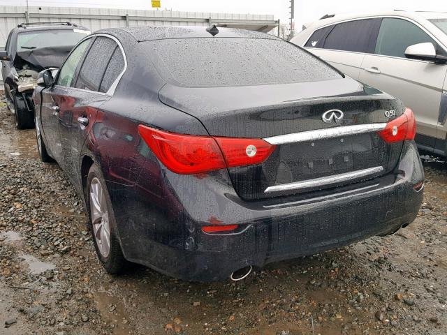 JN1BV7AP7FM333072 - 2015 INFINITI Q50 BASE BLACK photo 3