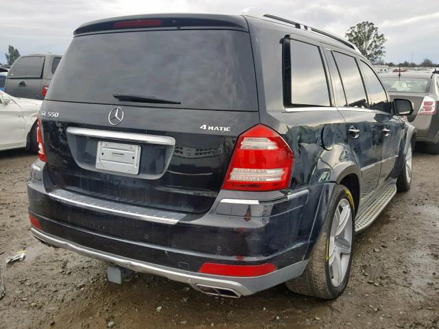 4JGBF8GE9AA580444 - 2010 MERCEDES-BENZ GL 550 4MA BLACK photo 4