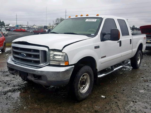 1FTSW31P14ED28170 - 2004 FORD F350 SRW S WHITE photo 2