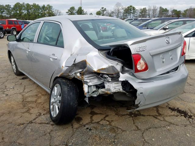 1NXBU4EE6AZ220225 - 2010 TOYOTA COROLLA BASE  photo 3