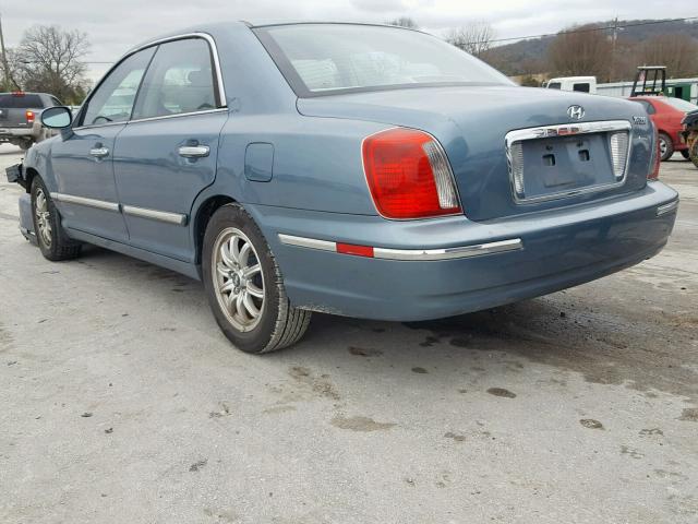 KMHFU45E75A382759 - 2005 HYUNDAI XG 350 BLUE photo 3