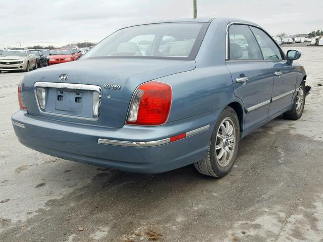 KMHFU45E75A382759 - 2005 HYUNDAI XG 350 BLUE photo 4