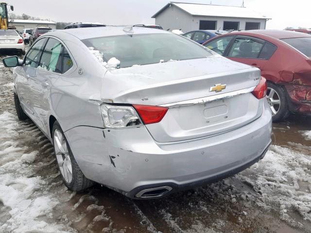 2G1125S38J9117523 - 2018 CHEVROLET IMPALA PRE SILVER photo 3