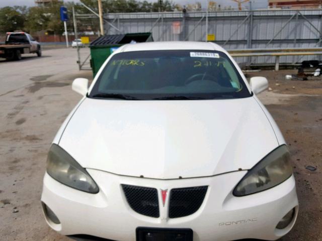 2G2WP522551126355 - 2005 PONTIAC GRAND PRIX WHITE photo 9