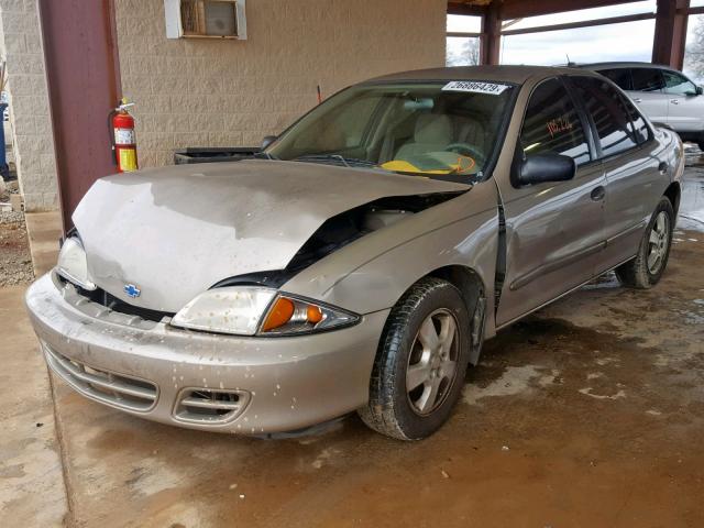 1G1JF52T8Y7392096 - 2000 CHEVROLET CAVALIER L GOLD photo 2