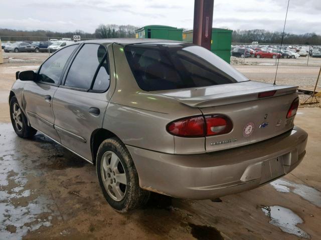 1G1JF52T8Y7392096 - 2000 CHEVROLET CAVALIER L GOLD photo 3