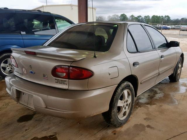 1G1JF52T8Y7392096 - 2000 CHEVROLET CAVALIER L GOLD photo 4