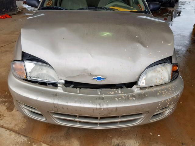 1G1JF52T8Y7392096 - 2000 CHEVROLET CAVALIER L GOLD photo 7