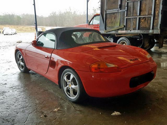 WP0CA29882U624610 - 2002 PORSCHE BOXSTER RED photo 3