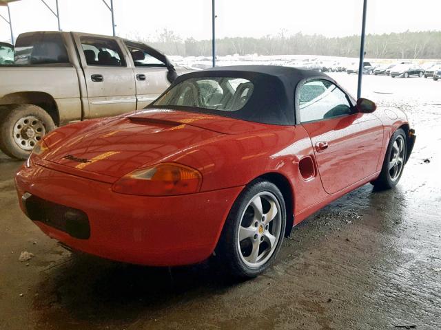 WP0CA29882U624610 - 2002 PORSCHE BOXSTER RED photo 4