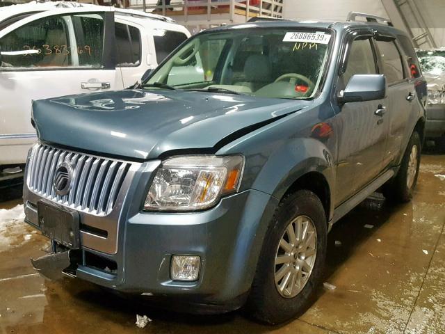 4M2CN8HG7AKJ17184 - 2010 MERCURY MARINER PR BLUE photo 2