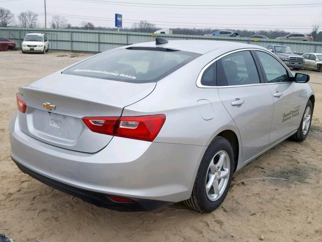 1G1ZB5ST5JF257779 - 2018 CHEVROLET MALIBU LS SILVER photo 4