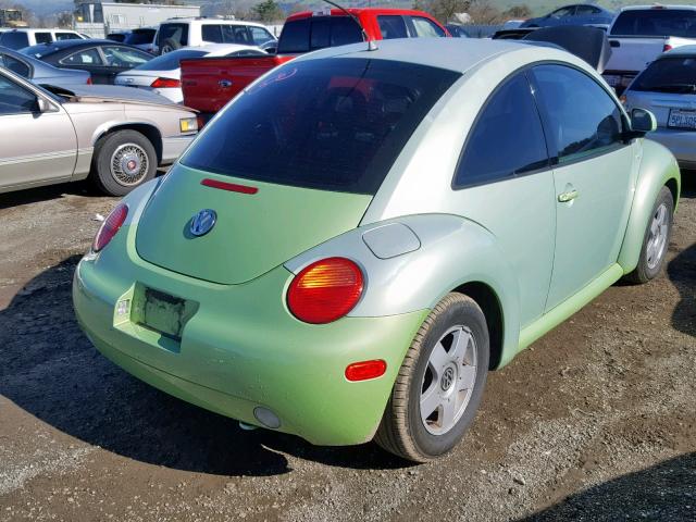 3VWCC21C2XM444607 - 1999 VOLKSWAGEN NEW BEETLE Yaşıl foto 4