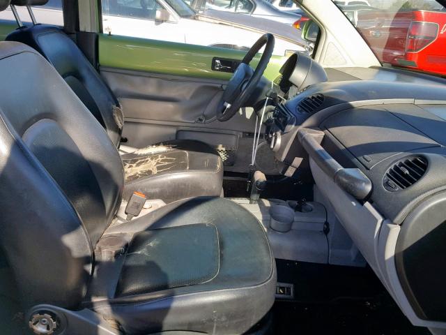 3VWCC21C2XM444607 - 1999 VOLKSWAGEN NEW BEETLE Yaşıl foto 5