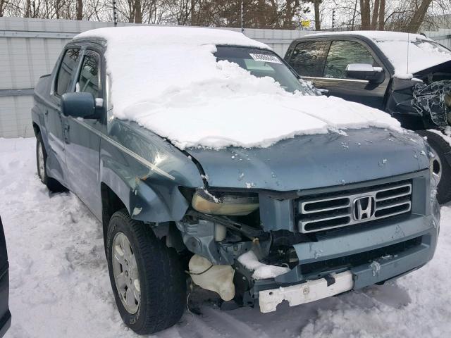 2HJYK165X6H569685 - 2006 HONDA RIDGELINE BLUE photo 1